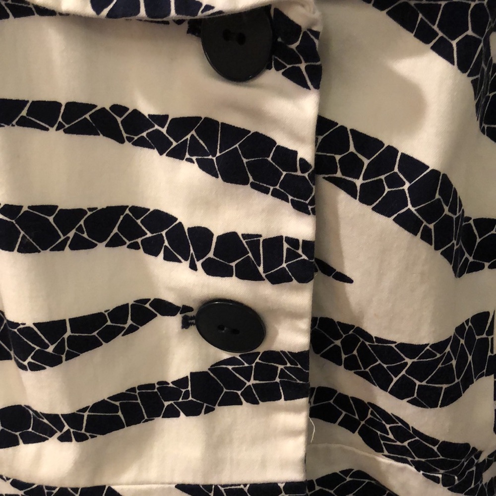 Willi Smith Lined Button Up Belted Jacket - image 3